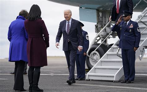 Biden arriving in Boston on fundraising sprint ahead of expensive campaign year